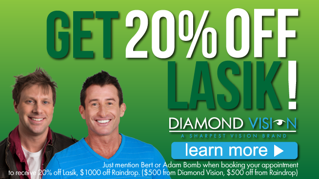 Get a 20% OFF on Lasik and say goodbye to glasses. 